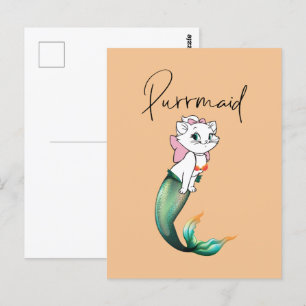 Cute Kitten Purrmaid – Fun Mermaid Cat Design Postcard