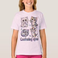 Cute Kitten Quartet, Cat's Eyes Cat Lover PNG