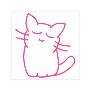 Cute Kitten Self-inking Stamp