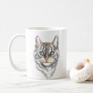Cute Kitten Tabby Tiger Crazy Cat Lady Kitty Mom Coffee Mug