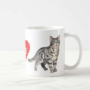 Cute Kitten Tabby Tiger Crazy Cat Lady Kitty Mom Coffee Mug