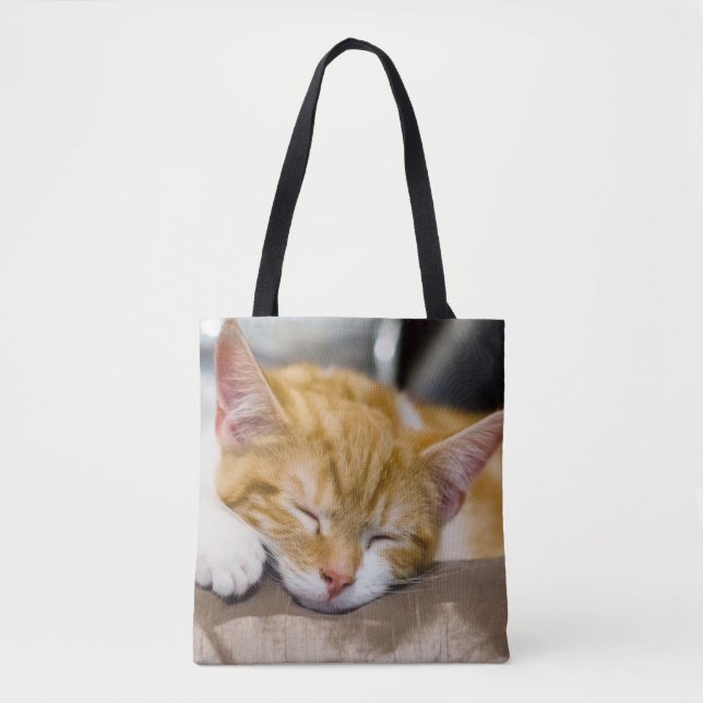 Cute Kitten Tote Bag (Front)