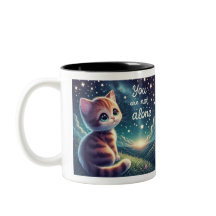 Cute Kitten Tu N'Es Pas Seul À Tasses De Mug