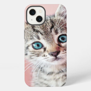 Cute kitten with blue eyes. iPhone 13 case