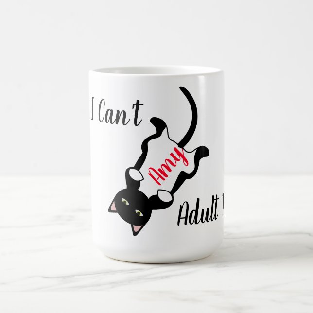 Cute Kitten with Quote Coffee Mug (Center)