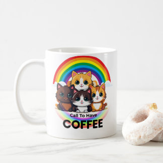 Cute Kittens Café Mug : Cadeau Amoureux des chats