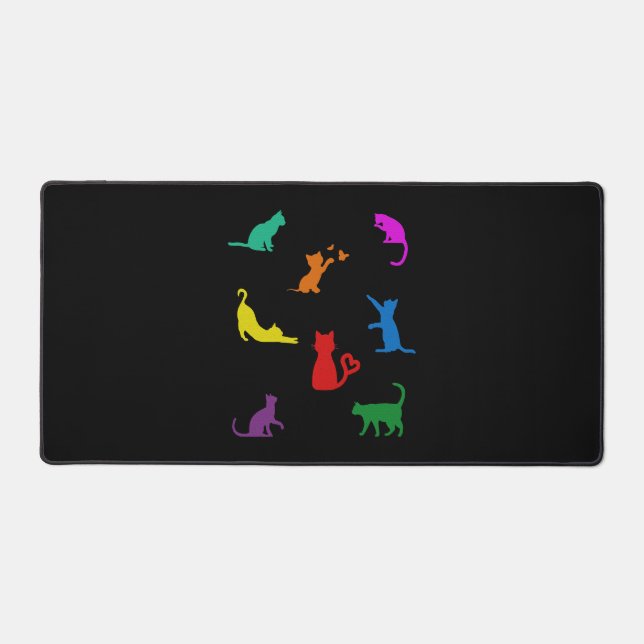 Cute Kittens - Cats - Cats lovers gift Desk Mat (Front)