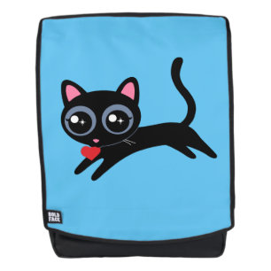 Cute Kitty Cat Heart Thief Gift for Girls Backpack