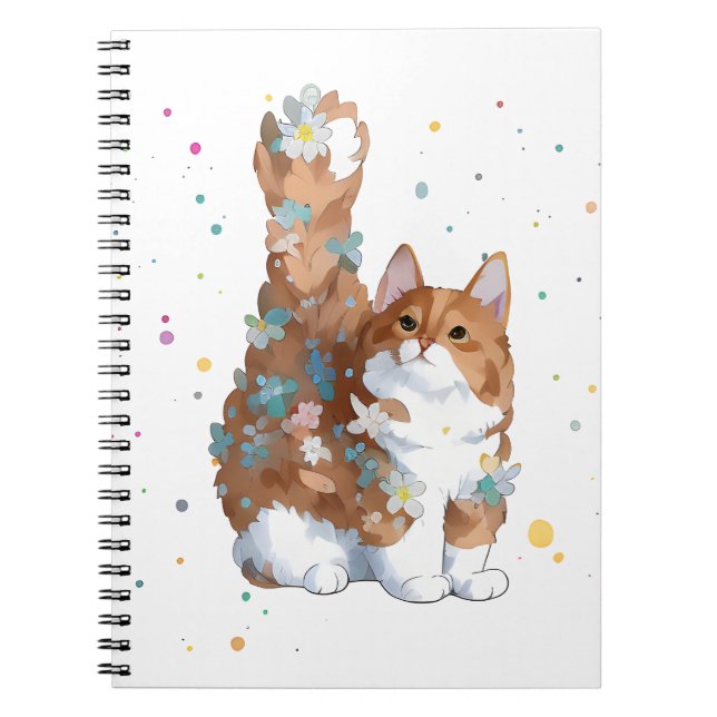 Cute Kitty Cat Pet Animal  Notebook (Front)