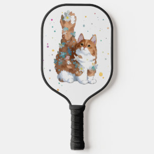 Cute Kitty Cat Pet Animal  Pickleball Paddle