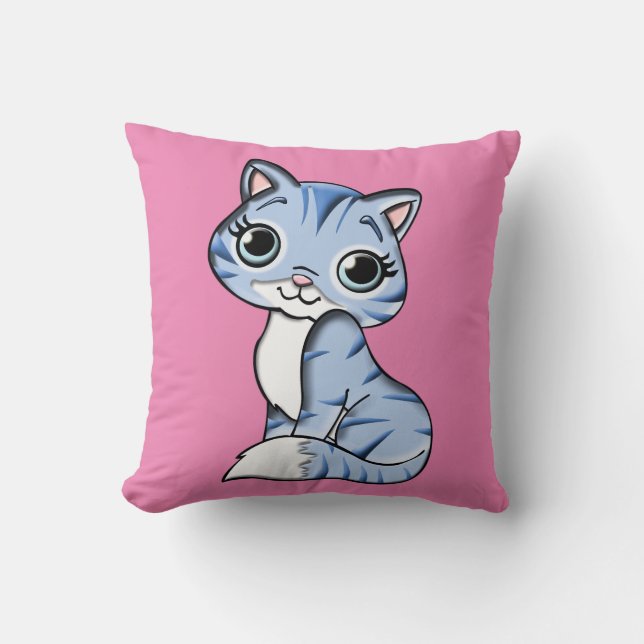CUTE KITTY CAT PILLOWS (Front)