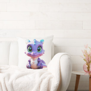 Cute kitty dragon pillow