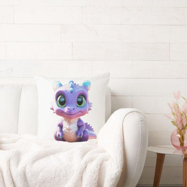 Cute kitty dragon pillow (Couch)