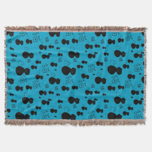 Cute kitty pattern throw blanket