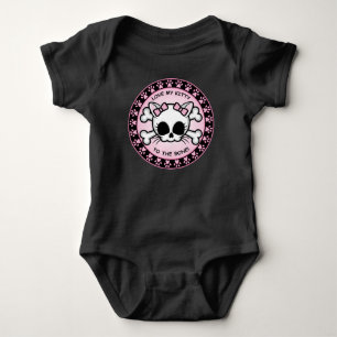 Cute Kitty Skull Baby Bodysuit