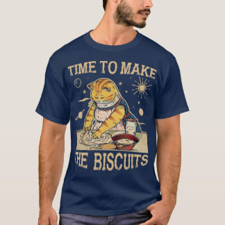 Cute Kitty Time To Make The Biscuits Cat Lover Uni T-Shirt