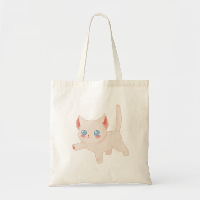 Cute Kitty Tote Bag (Front)
