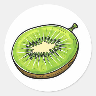 Cute Kiwi Fruit Sticker - Fresh and Fun!
