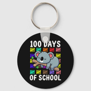 Cute Koala Australia Animal Student Gift 100 Days Keychain