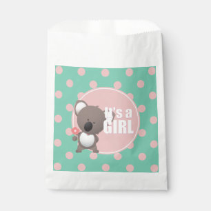 Cute Koala Bear Baby Girl Favour Bag