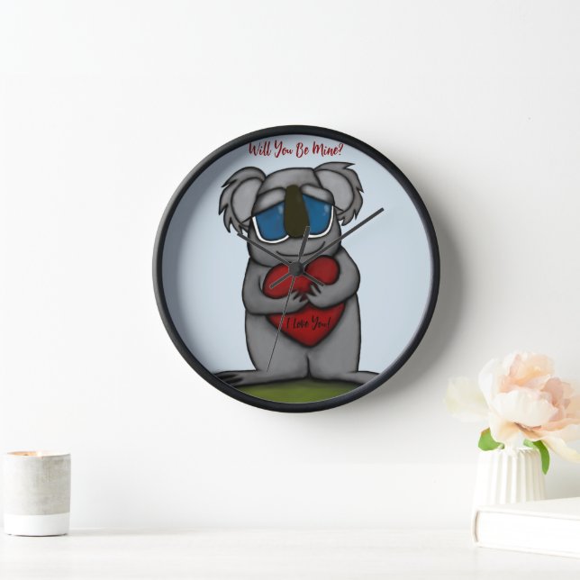 Cute Koala Bear Clock (Home)