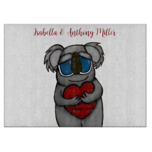 Cute Koala Bear Cutting Board
