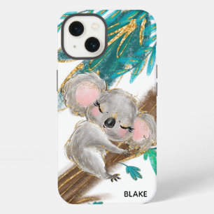 Cute Koala Bear Foliage Name iPhone / iPad case
