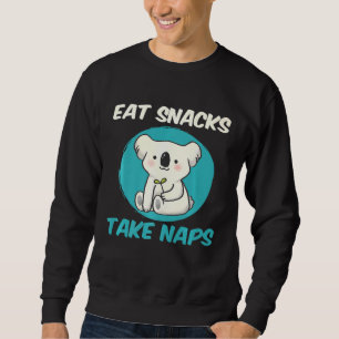 Cute Koala Bear Graphic - Animal Lover Quote Sweatshirt