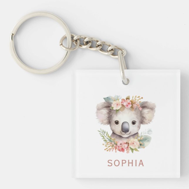 Cute Koala Bear Keychain (Front)