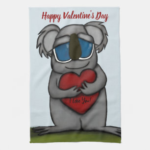 Cute Koala Bear Kitchen Towel