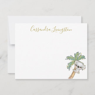 Cute Koala Bear Note Card