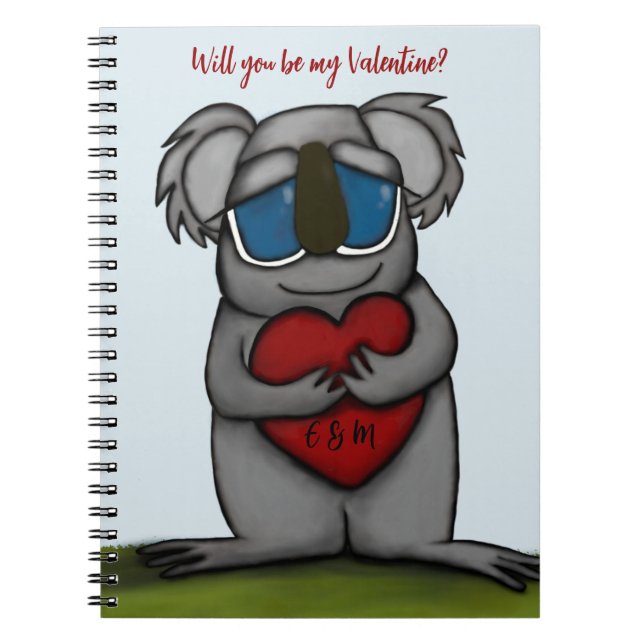 Cute Koala Bear Notebook (Front)
