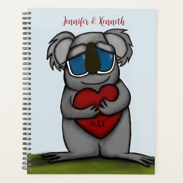 Cute Koala Bear Planner (Front)