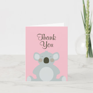Cute Koala Bear Thank You Card