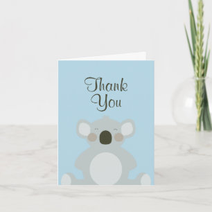 Cute Koala Bear Thank You Card