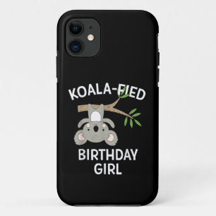 Cute Koala Birthday Girl Funny Pun Gift iPhone 11 Case