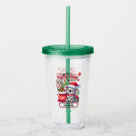 Cute Koala Chirstmas Personalized Name Acrylic Tumbler<br><div class="desc">Cute Koala Chirstmas Personalized Name Holiday Can Coolers features a cute Koala wearing a Santa hat and scarf with a Santa sack. Perfect for Christmas gifts,  Christmas parties and holiday celebrations,  birthdays and more. Created by Evco Studio www.zazzle.com/store/evcostudio</div>