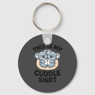 Cute Koala Couple This Is My Cuddle  Keychain