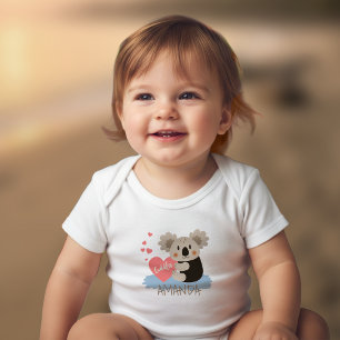 Cute Koala Cuddles ID386 Baby Bodysuit