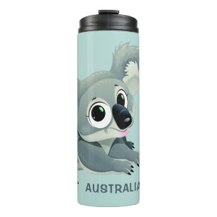 Cute Koala custom name & text tumbler