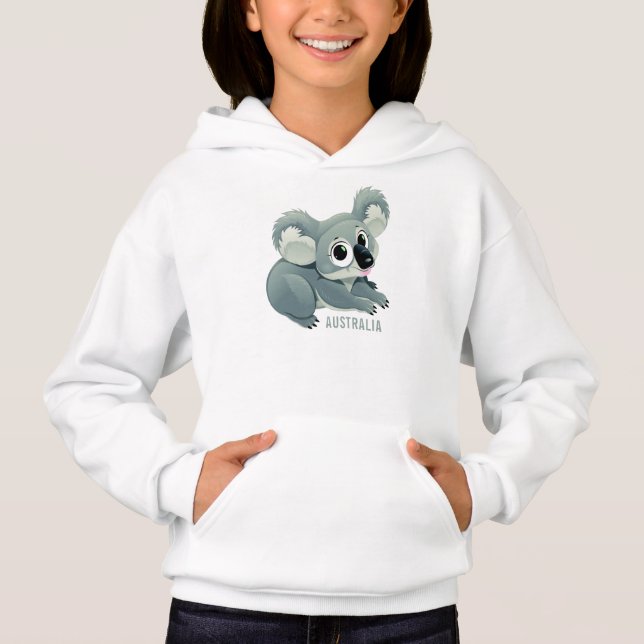 Cute Koala custom text shirts & jackets (Front)