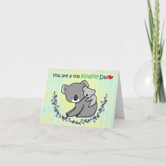 Cute Koala Dad Funny Animal Australian Fathers day