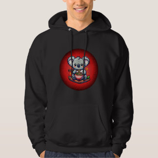 Cute Koala eating Ramen Hoodie