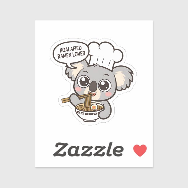 Cute Koala enjoying Ramen (Sheet)