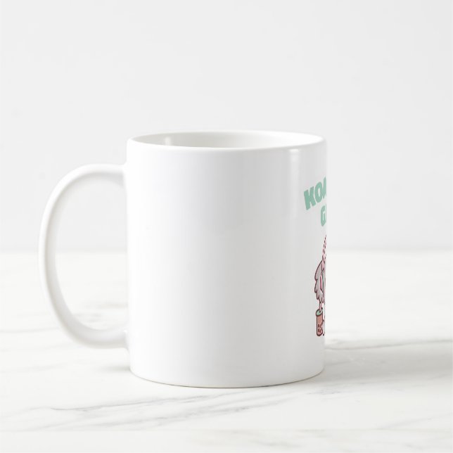 Cute Koala Koalafied Gamer Funny Coffee Mug (Left)