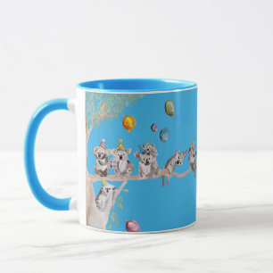 Cute Koala Koalas Whimsical Animal watercolor Mug