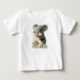 Cute Koala Letter K Kids T-Shirt | Animal Alphabet