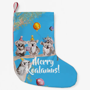 Cute Koala Merry Koalamus Christmas Stocking