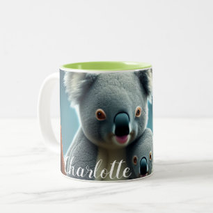 Cute Koala Mom and Baby Newborn Gift Mug