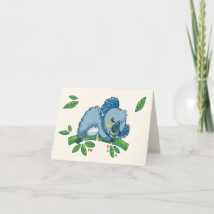 Cute Koala Notecard